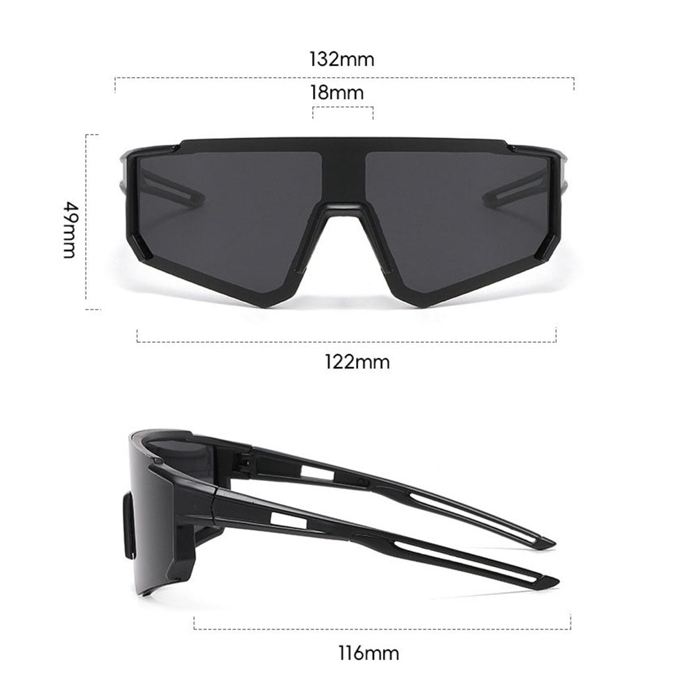 Dětské sluneční brýle Techsuit R601, polarizované, UV ochrana, černé zelené