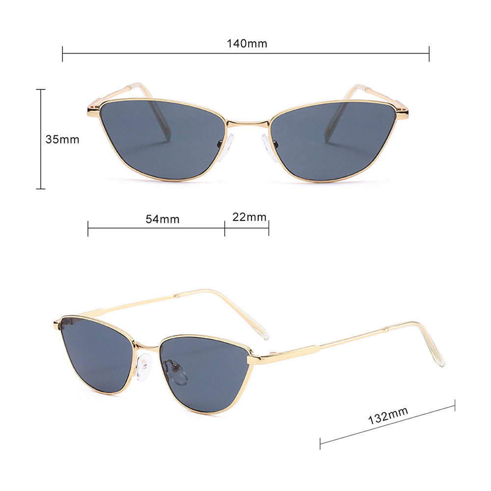 Dámské sluneční brýle Techsuit 622, zlaté