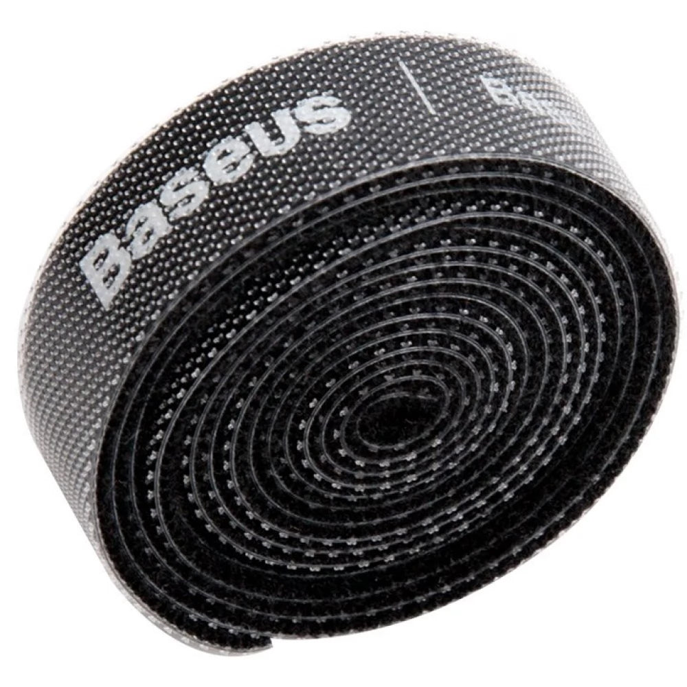 Organizátor kabelů Baseus Circle, Velcro, 1m, černý ACMGT-E01