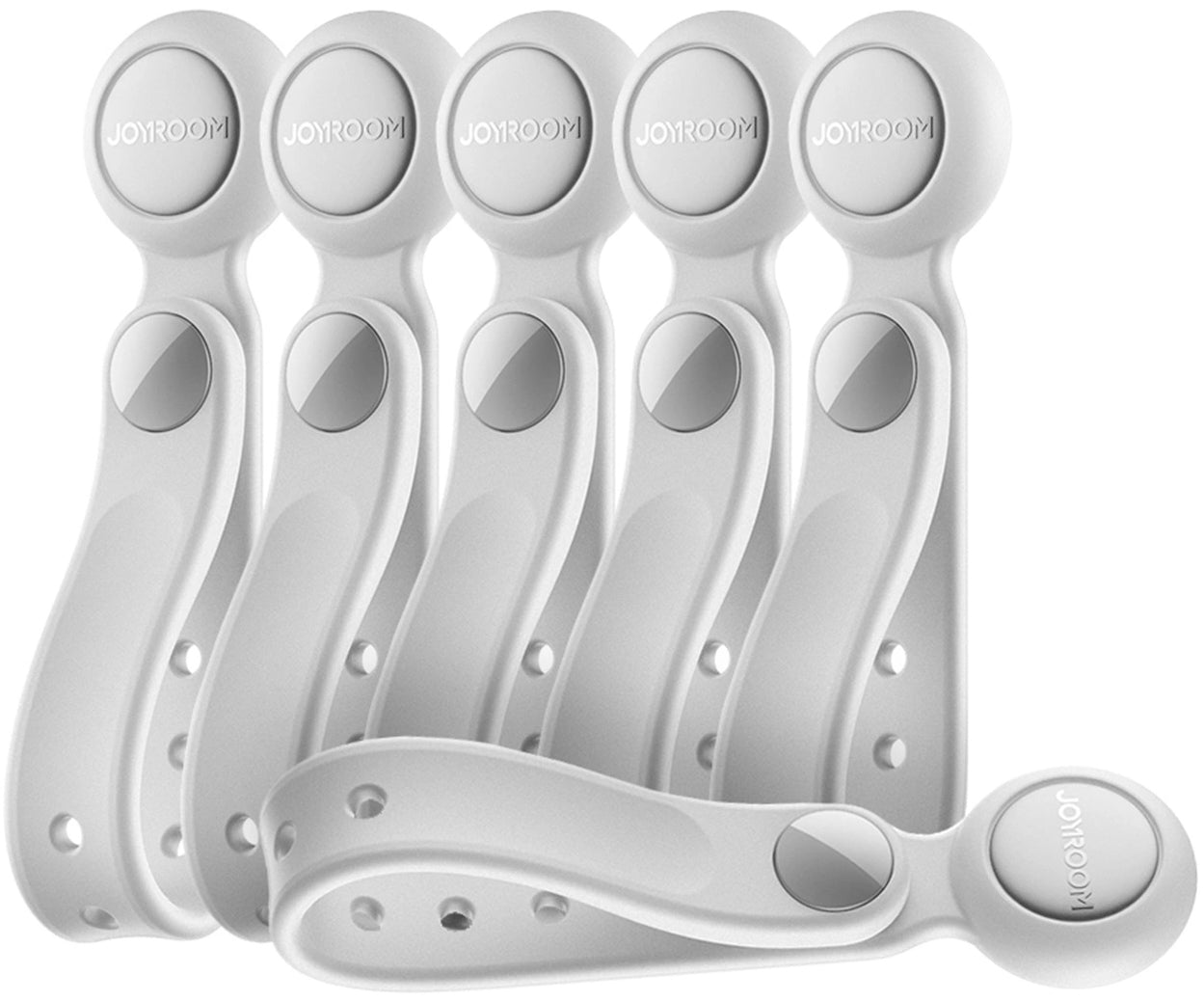 Organizátor kabelů Joyroom JR-ZS422, Magnetický, Sada 6 kusů, Bílá