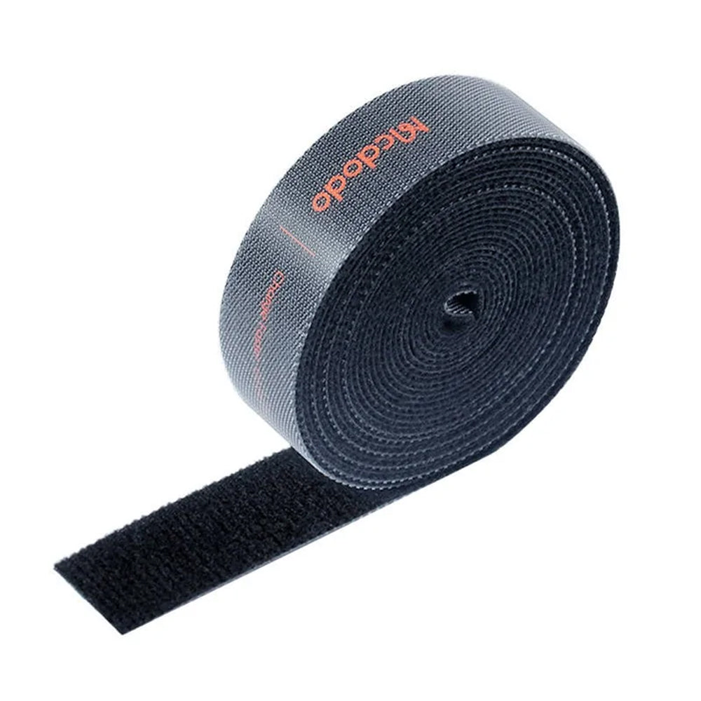 Organizátor kabelů McDodo VS-0960 Belt, Velcro, 1m, Černý