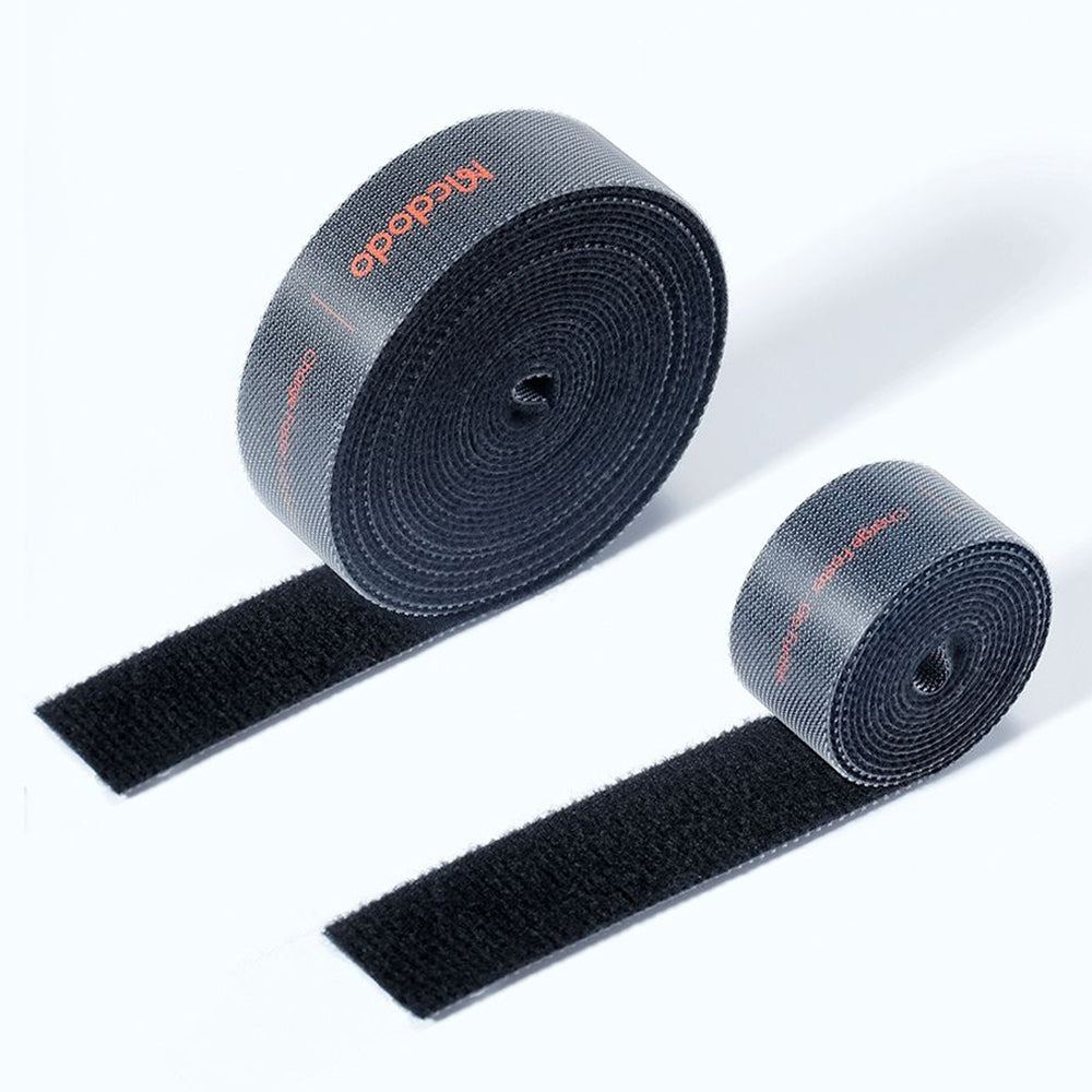 Organizátor kabelů McDodo VS-0960 Belt, Velcro, 1m, Černý
