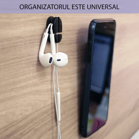 Organizátor kabelů Ringke, sada 6 kusů, černá