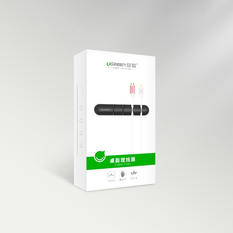 Organizátor kabelů UGREEN, sada 2 kusy, černá