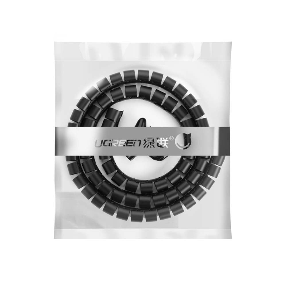 Organizátor kabelů UGREEN LP121, 25mm, 1.5m, Černý