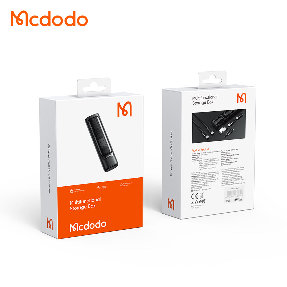 Organizér s příslušenstvím McDodo WF-1720, černý