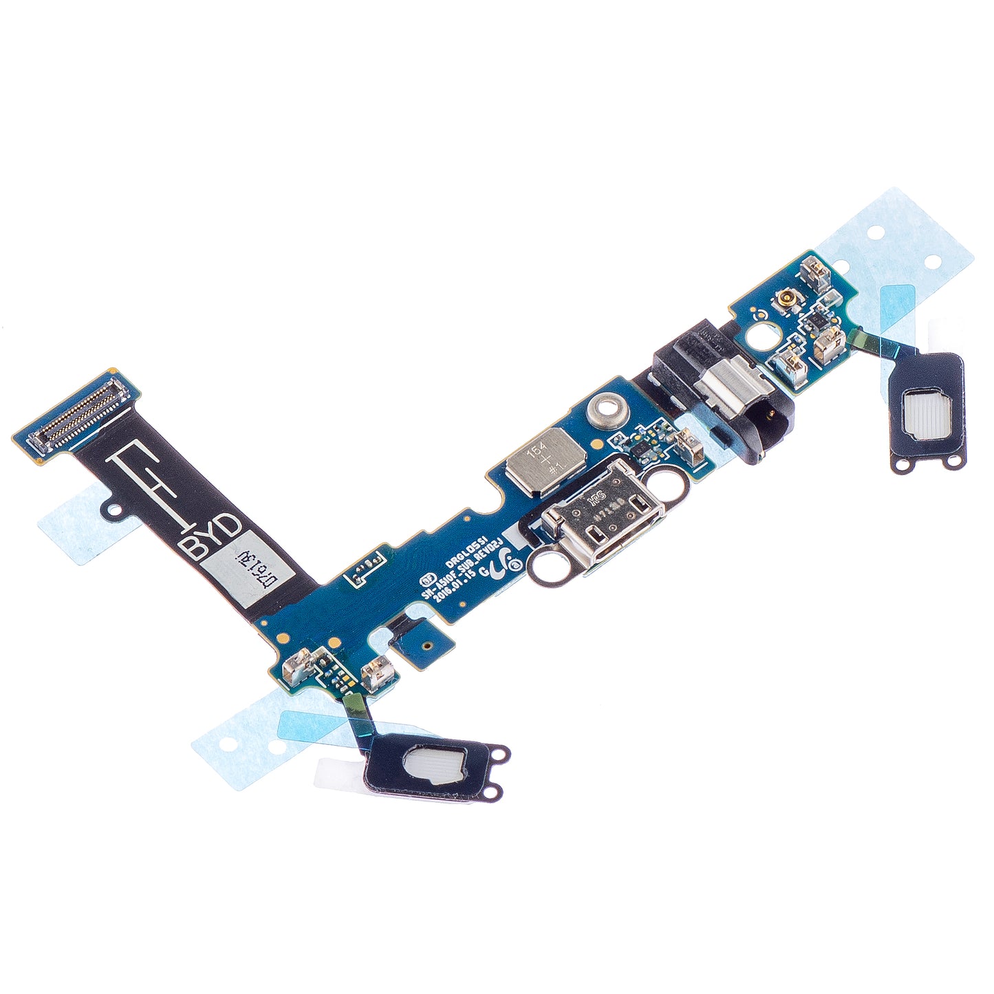 Deska s konektorem pro nabíjení - Audio - Klávesnice - Mikrofon Samsung Galaxy A5 (2016) A510, servisní balíček GH96-09381A