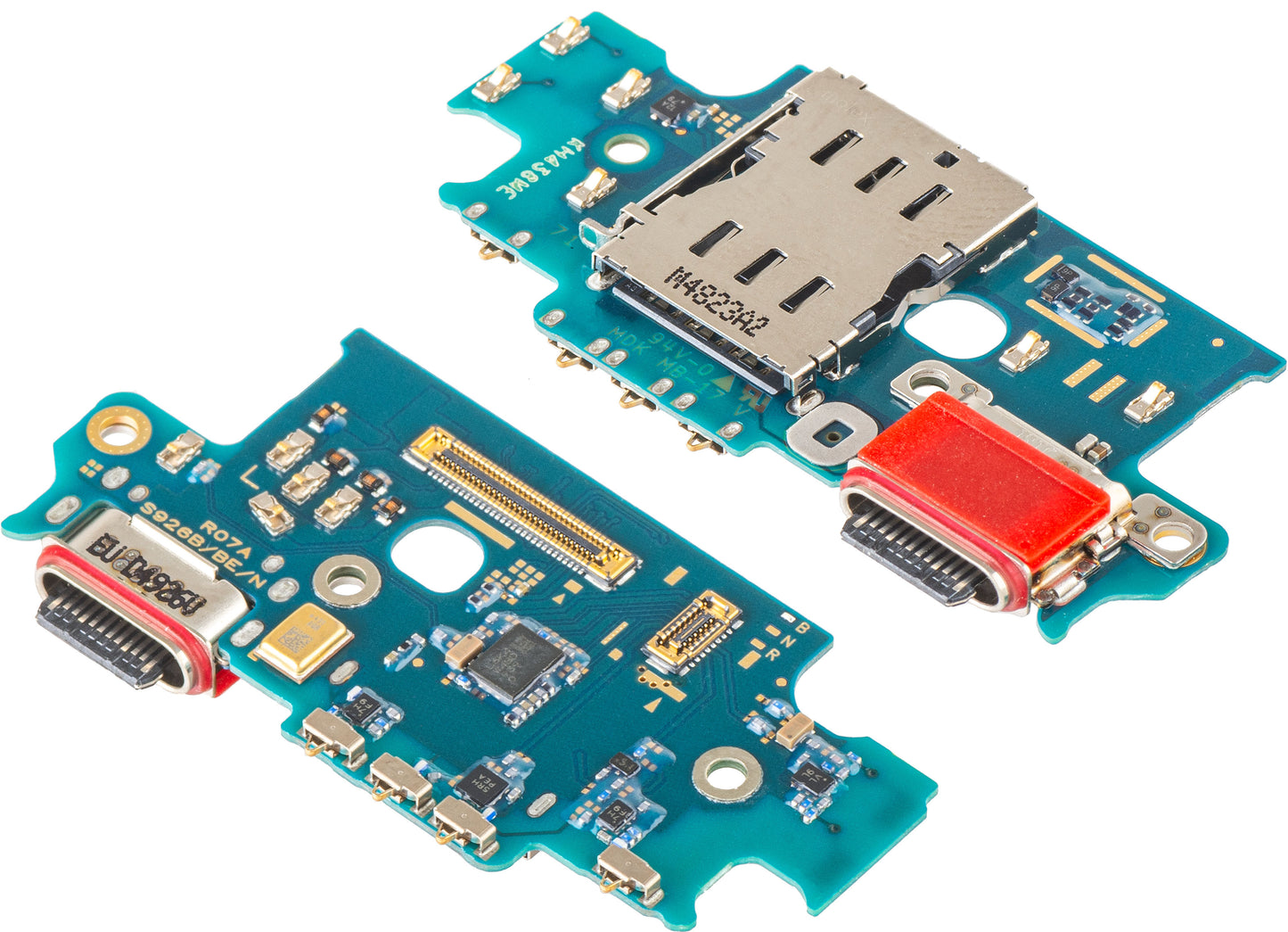 Deska s konektorem nabíjení - Mikrofon - Modul čtečky SIM karet Samsung Galaxy S24+ S926, Service Pack GH96-16542A