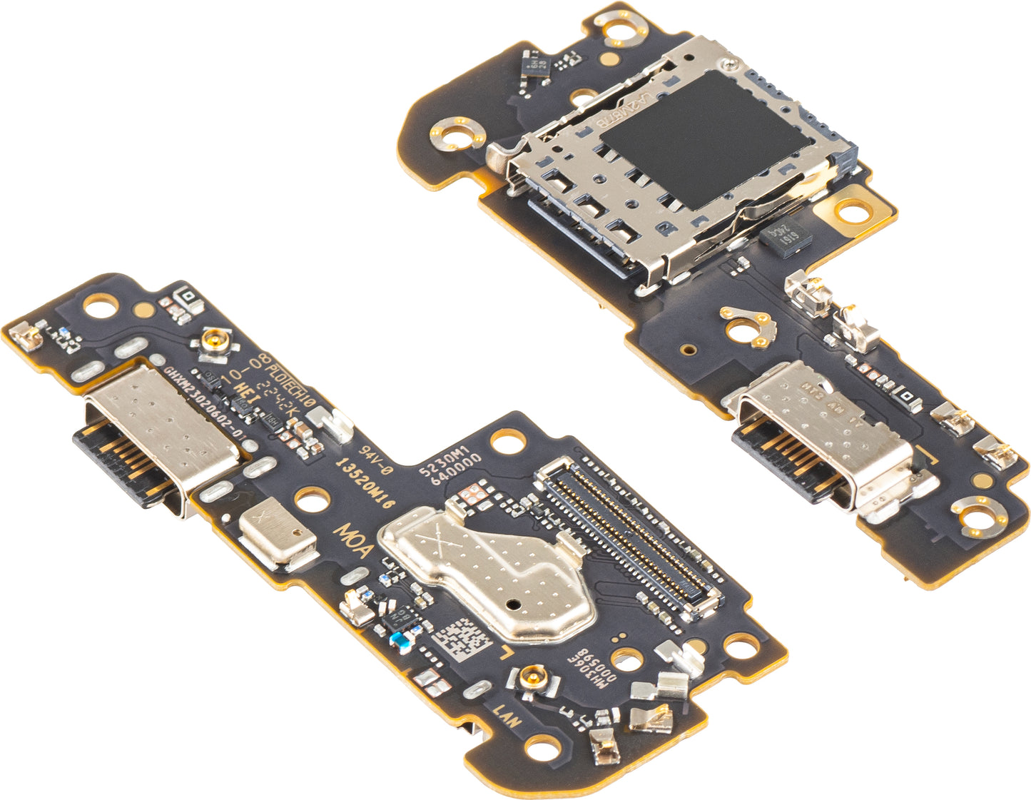 Deska s konektorem nabíjení - Mikrofon - Modul čtečky SIM Xiaomi Redmi Note 12 Pro 5G, Service Pack 5600020M1600