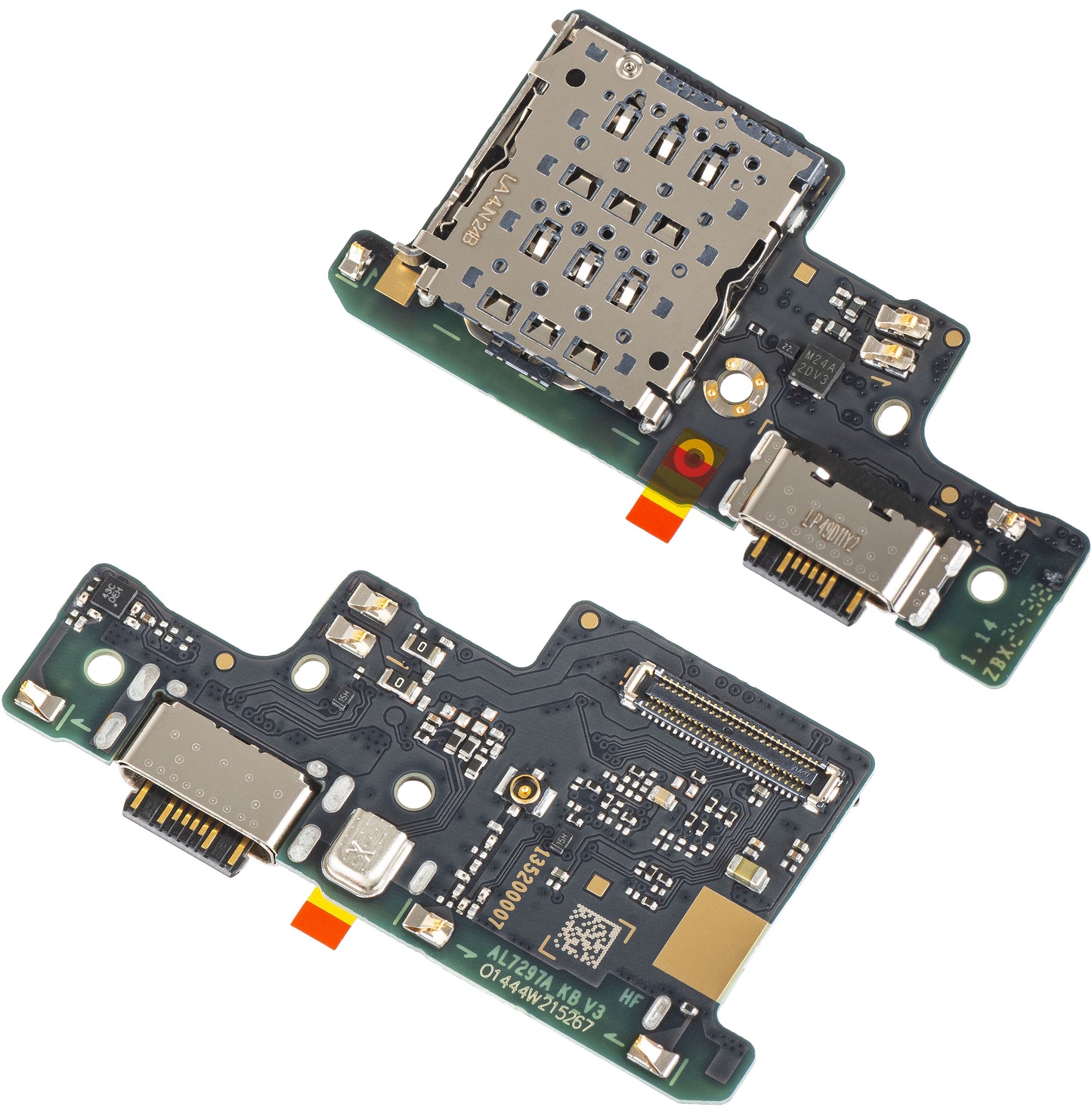 Deska s konektorem nabíjení - Mikrofon - Modul čtečky SIM Xiaomi Redmi Note 14 4G, Service Pack 5600020000700