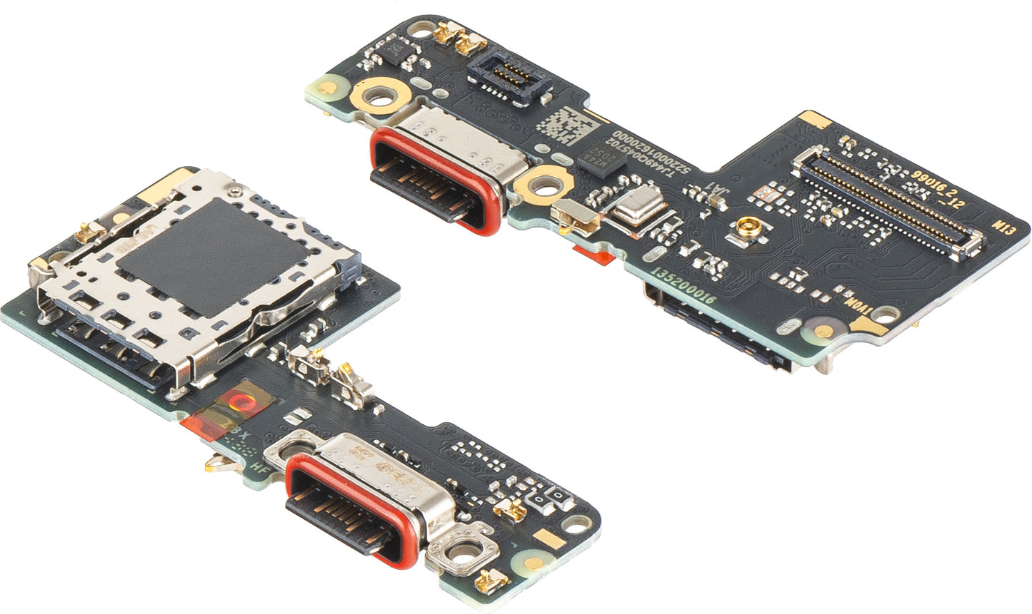 Charging Connector Board - Microphone - SIM Reader Module Xiaomi Redmi Note 14 Pro 5G, Service Pack 56002600O1600