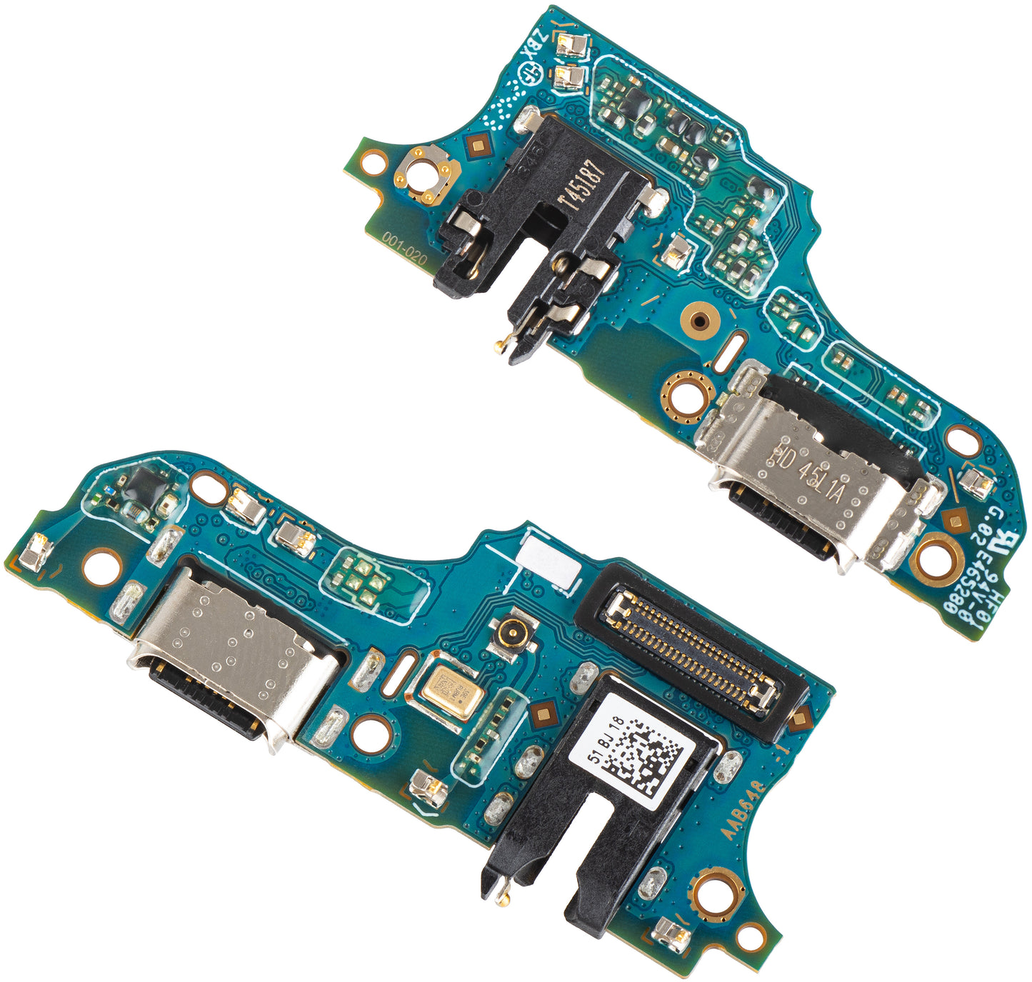 Deska s konektorem pro nabíjení - Audio - Mikrofon Realme C53, Servisní balíček 621024000023