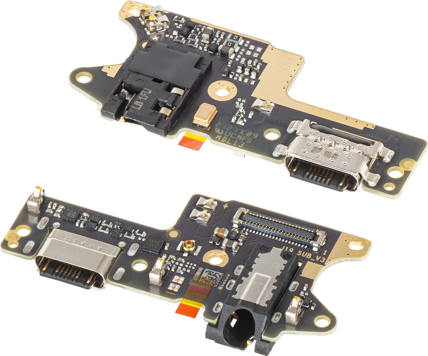 Deska s konektorem nabíjení - Audio - Mikrofon Xiaomi Redmi 9, Service Pack 5600010J1900