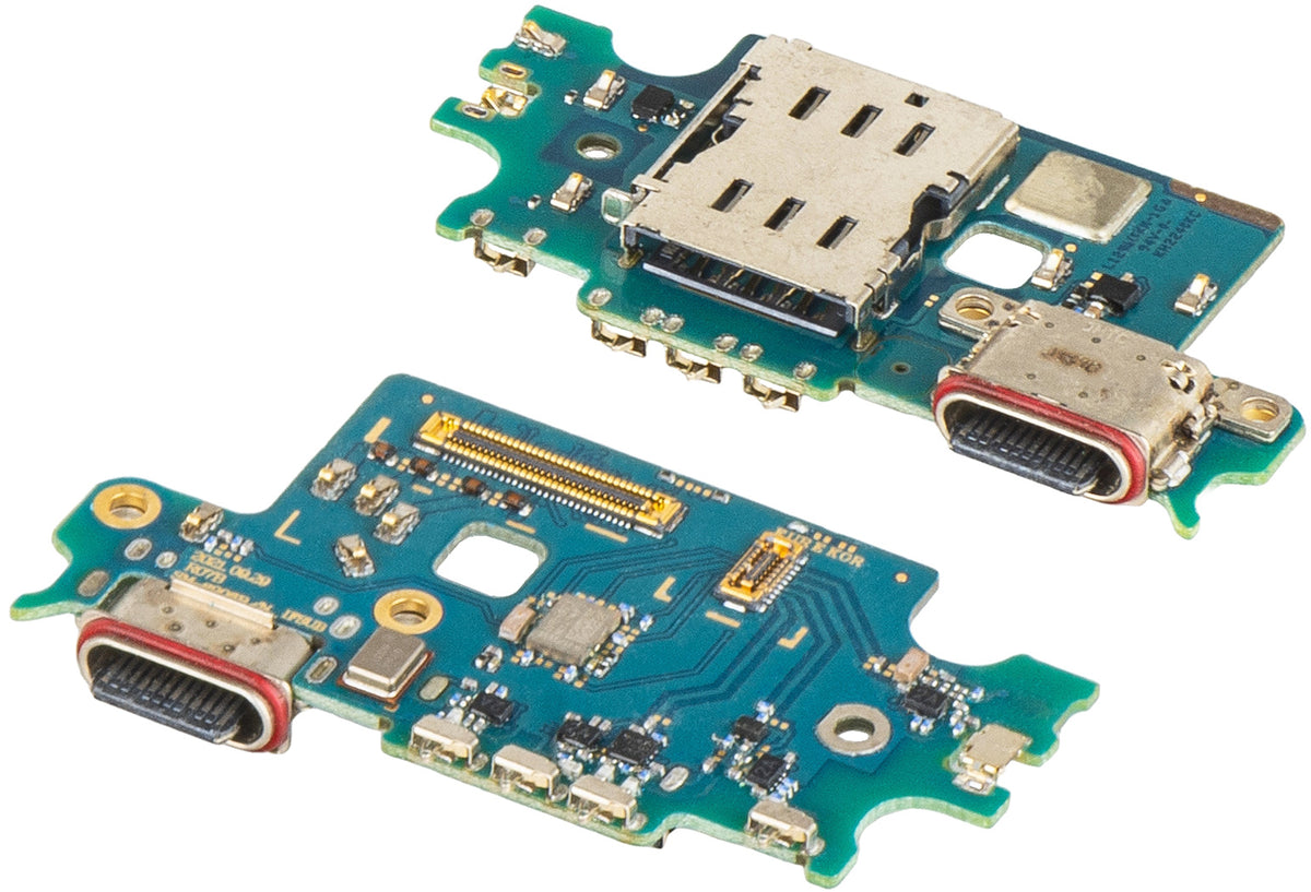 Deska s konektorem pro nabíjení - mikrofon - modul čtečky SIM Samsung Galaxy S22+ 5G S906