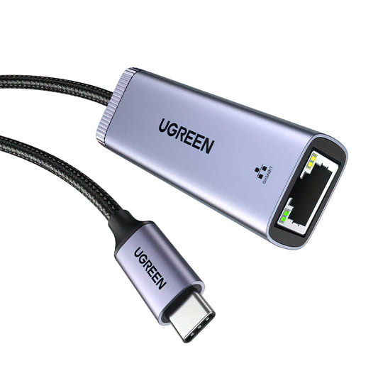 Síťová karta UGREEN CM483, RJ45, USB-C, Šedá
