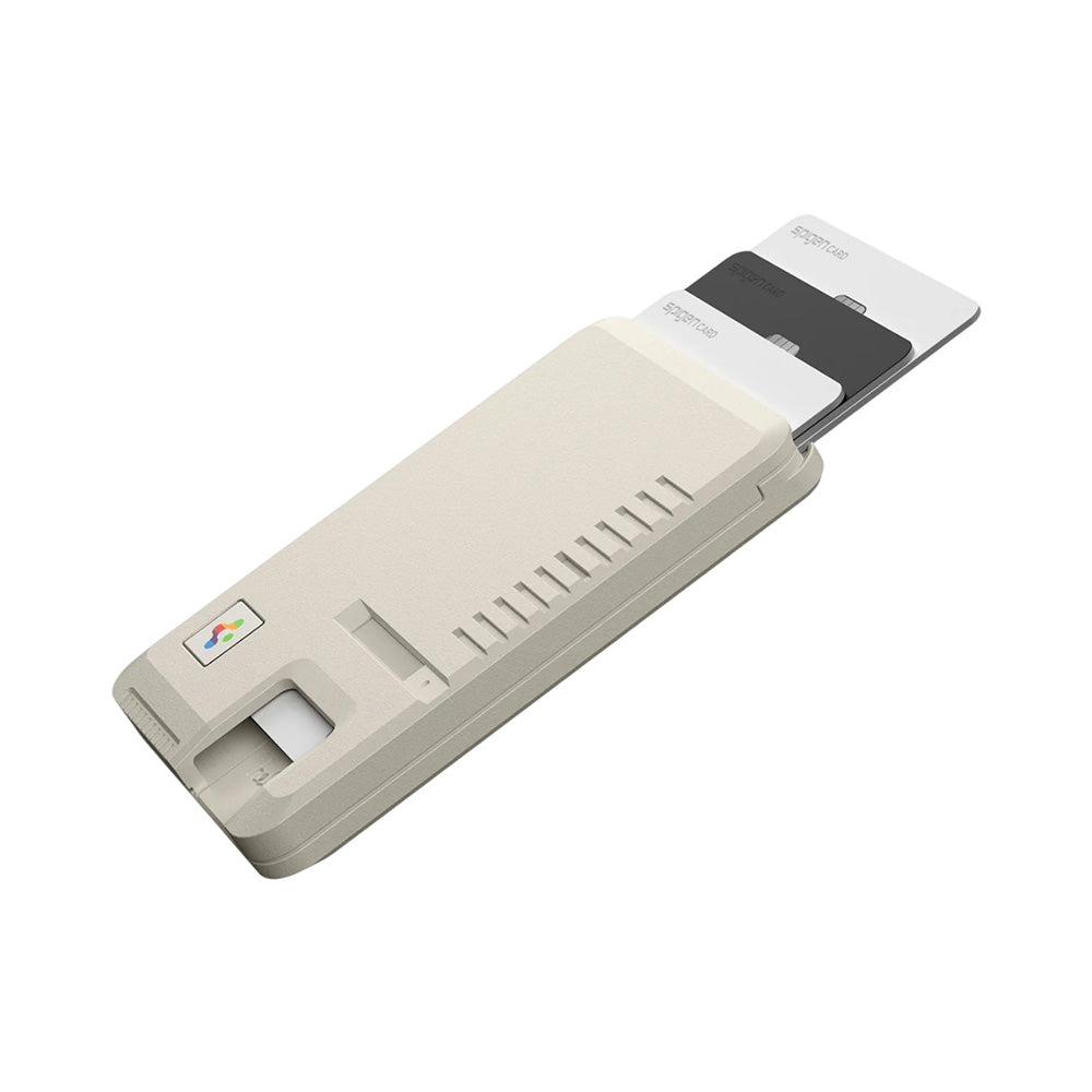 Peněženka MagSafe, Spigen, Classic LS, Bežová AFA10949