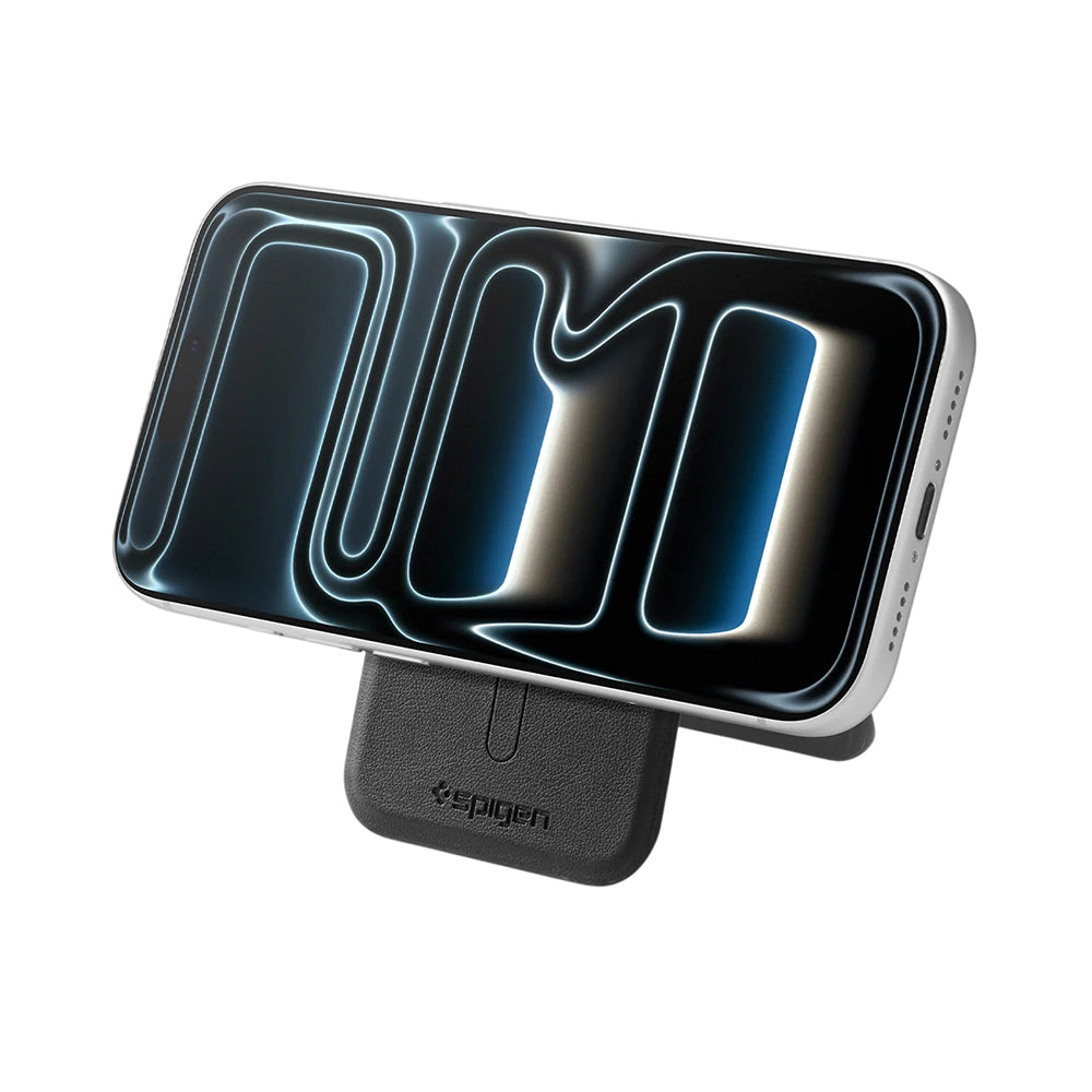 Peněženka MagSafe, Spigen, Slim Fold Tripod S314-4, Černá AFA11591