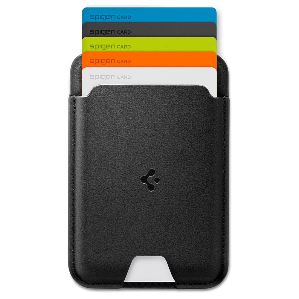 Peněženka MagSafe, Spigen, Valentinus MagFit, Černá AFA11337
