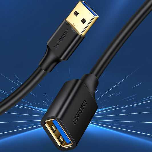 Prodlužovací kabel USB 3.0 UGREEN US129, 1m, černý
