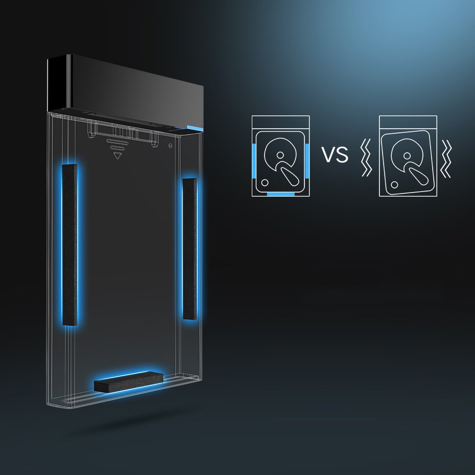 Rack UGREEN US221 pro HDD / SSD SATA 2.5inch, USB 3.2, Černý