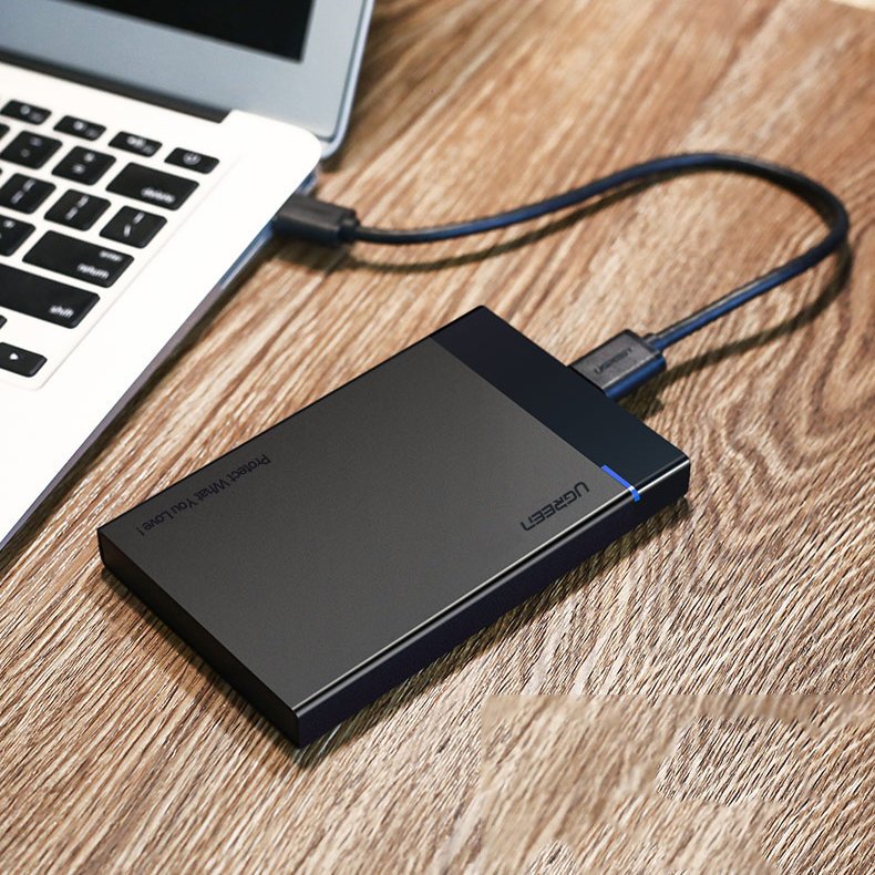 Rack UGREEN US221 pro HDD / SSD SATA 2.5inch, USB 3.2, Černý