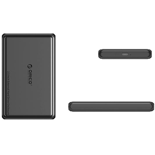 Rack Orico DDL25-C3 pro HDD / SSD SATA 2,5 palce, USB-C, černý