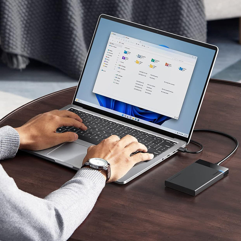 Rack UGREEN US221 (50743) pro HDD / SSD SATA 2.5inch, USB-C, Černý