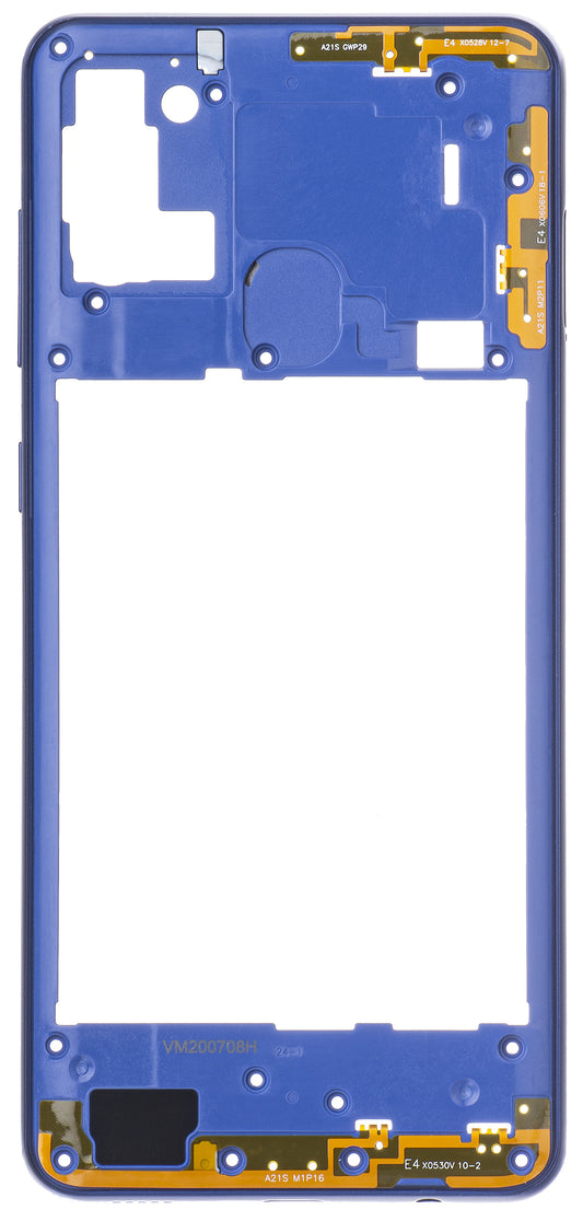 Pouzdro Samsung Galaxy A21s A217 Half Case, modré