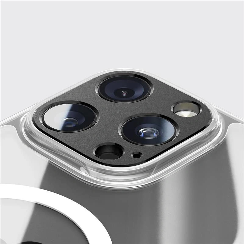 Tech-Protect Camalloy Fit+ Rear Camera Protection Frame for Apple iPhone 17 Pro Max, Aluminum, Silver