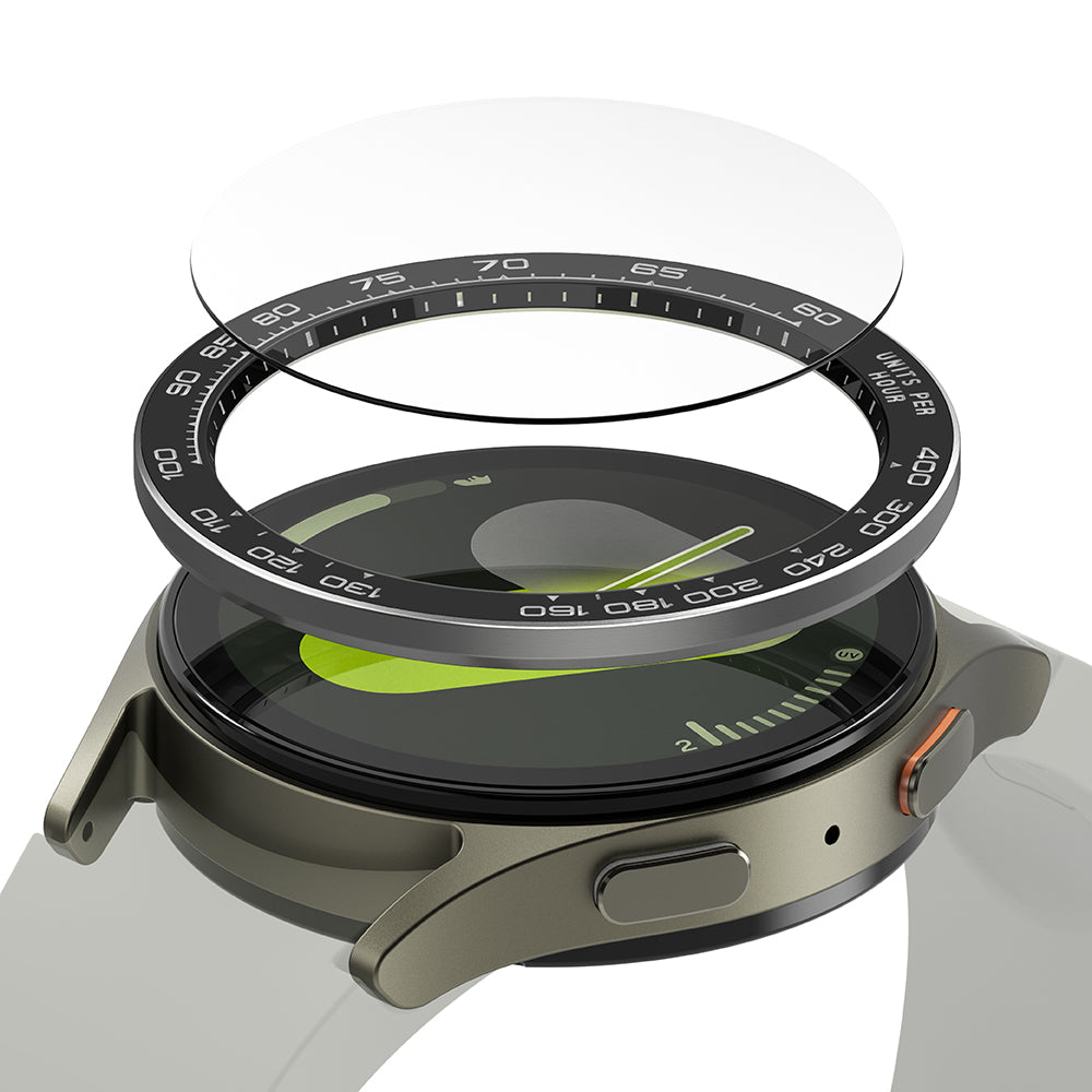 Rám Ochrana Ringke Premium Styling pro Samsung Galaxy Watch7 40mm, Model 1, Černá
