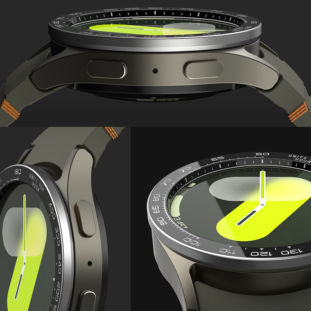 Rám Ochrana Ringke Premium Styling pro Samsung Galaxy Watch7 40mm, Model 1, Černá