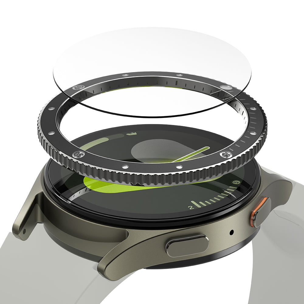 Rám Ochrana Ringke Premium Styling pro Samsung Galaxy Watch7 40mm, Model 2, Černá