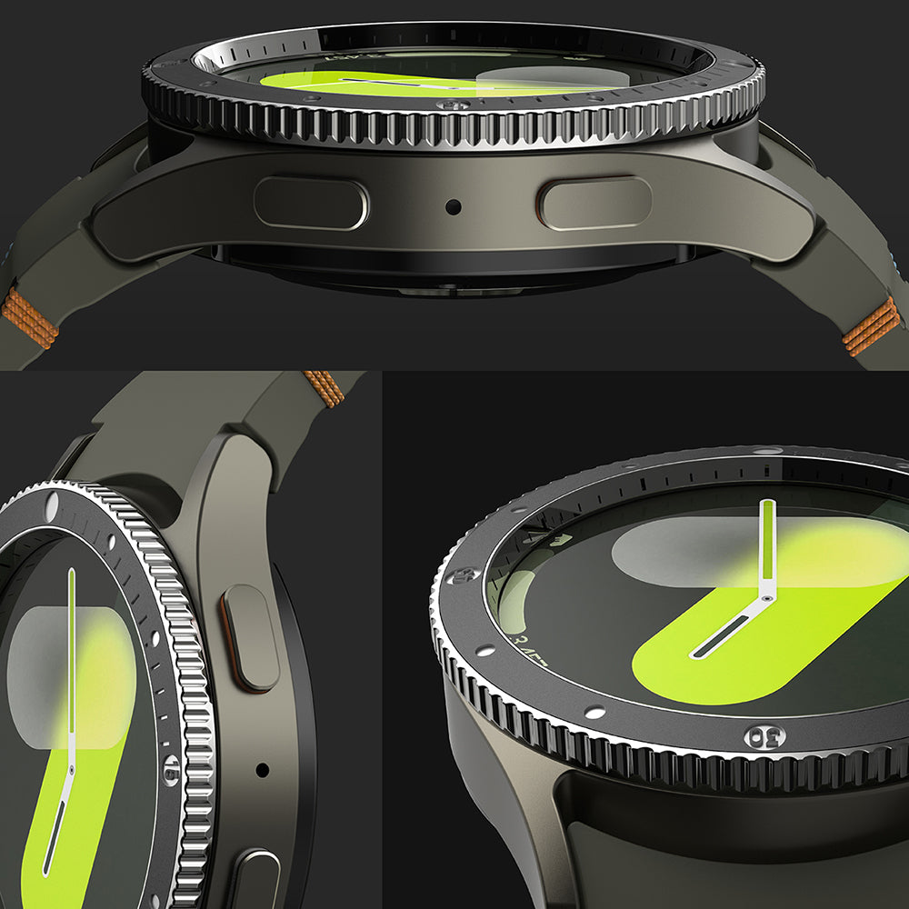 Rám Ochrana Ringke Premium Styling pro Samsung Galaxy Watch7 40mm, Model 2, Černá