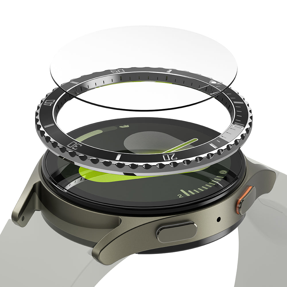 Rám Ochrana Ringke Premium Styling pro Samsung Galaxy Watch7 40mm, Model 4, Černá