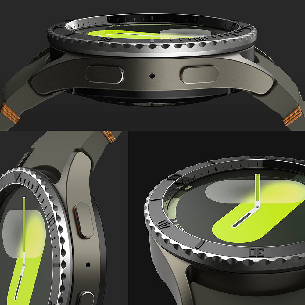 Rám Ochrana Ringke Premium Styling pro Samsung Galaxy Watch7 44mm, Model 3, Černá