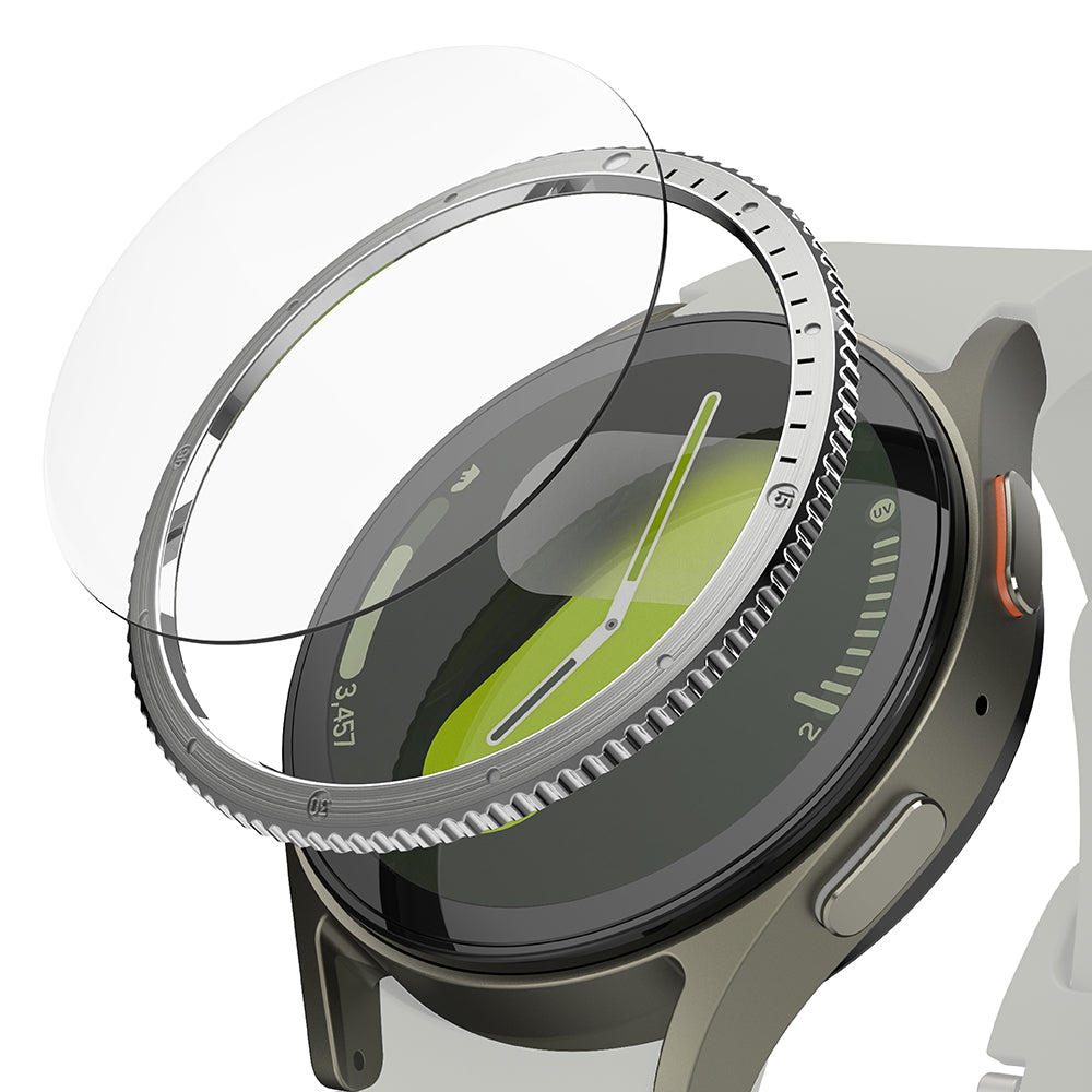 Ochranný rám Ringke Styling pro Samsung Galaxy Watch7 40mm, Model 7, Stříbrný