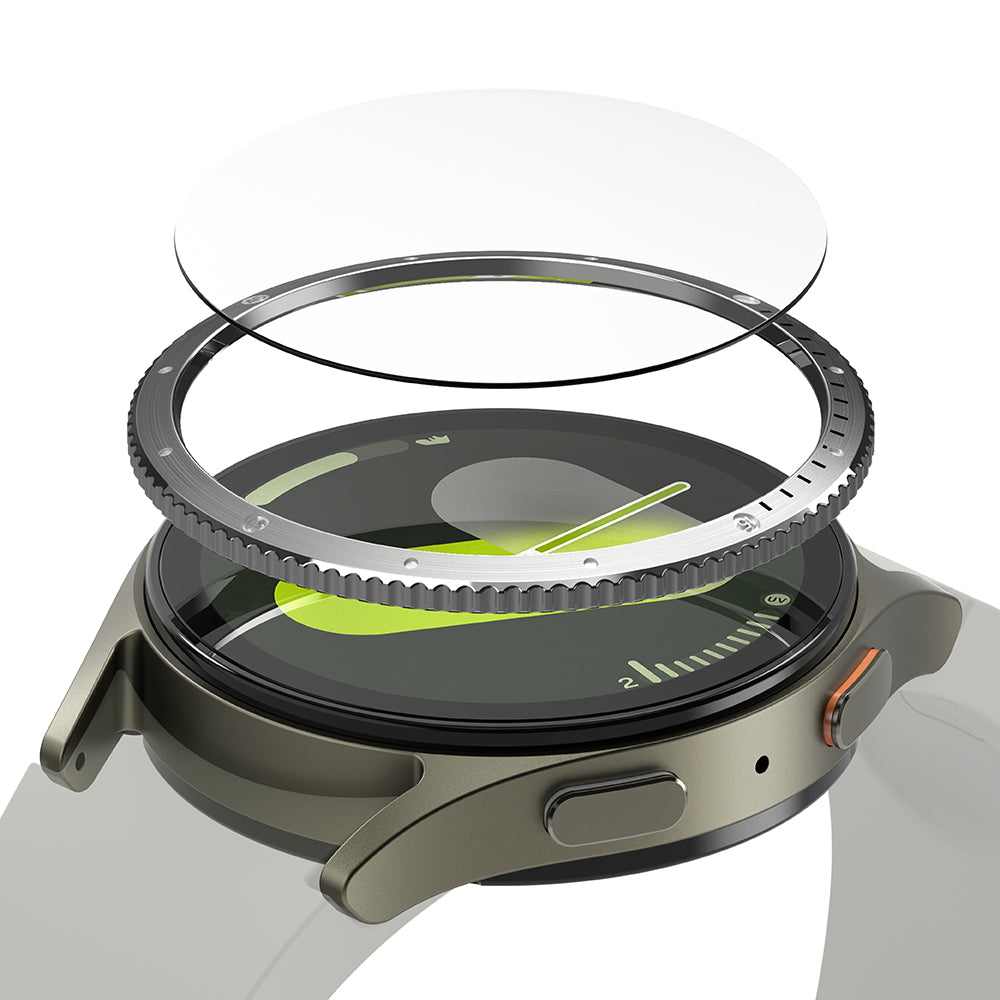 Ochranný rám Ringke Styling pro Samsung Galaxy Watch7 40mm, Model 7, Stříbrný