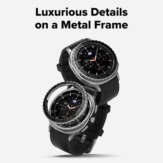 Rám Ochrana Ringke Premium Styling pro Samsung Galaxy Watch8 Classic, Černá