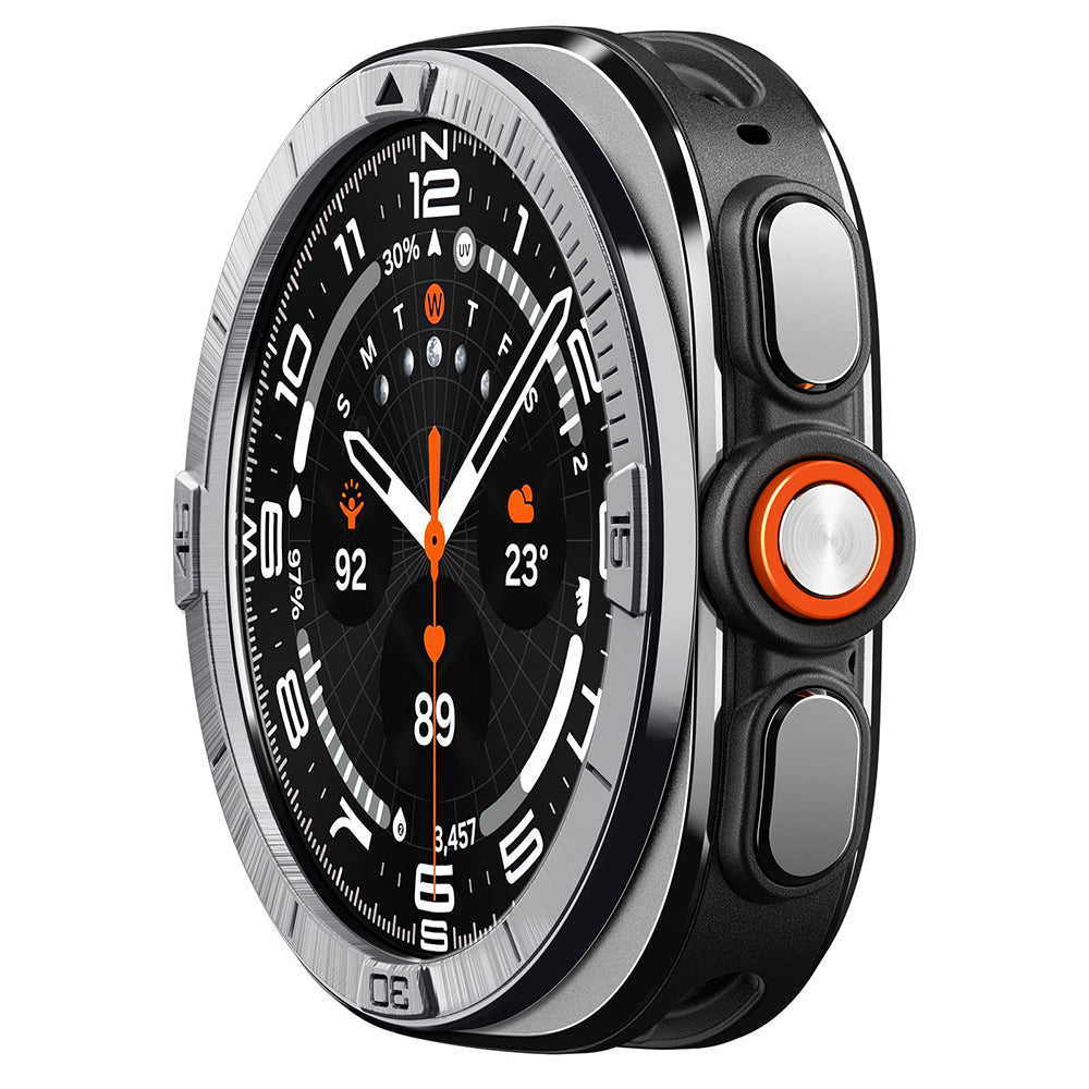 Ochranný rám Spigen Tune Pilot pro Samsung Galaxy Watch Ultra2, stříbrný ACS11616