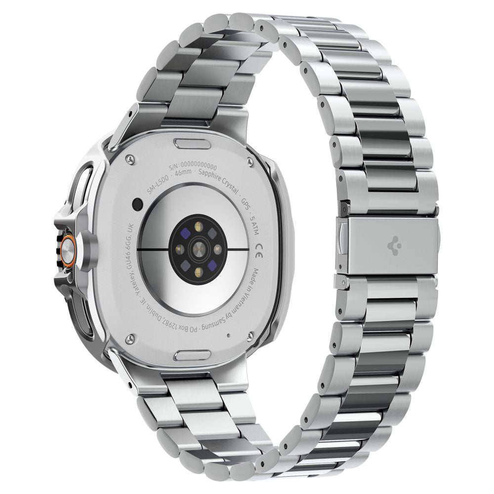 Ochranný rámek Spigen Tune Pro Pilot pro Samsung Galaxy Watch8 Classic, Stříbrný ACS10017