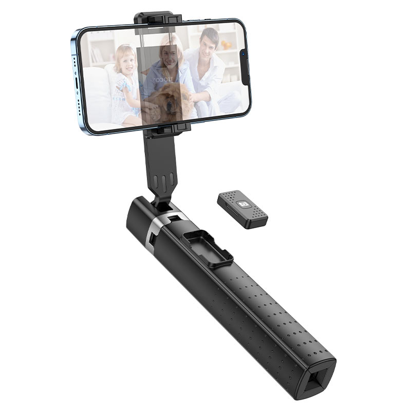 Bluetooth selfie tyč HOCO K18, univerzální, černá