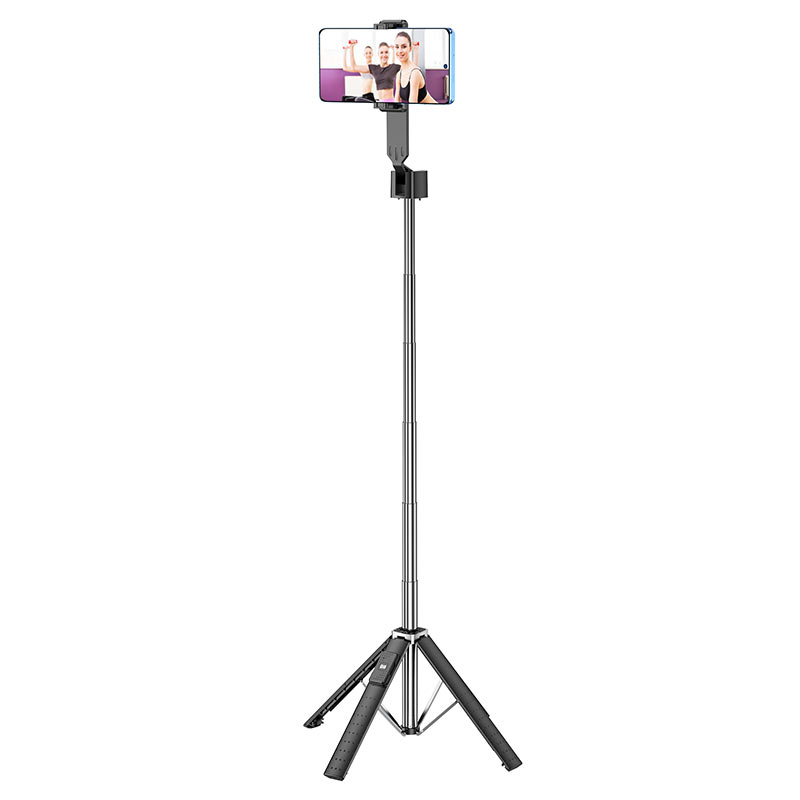 Bluetooth selfie tyč HOCO K18, univerzální, černá