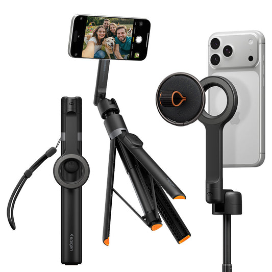 Selfie Stick Bluetooth Spigen S582W, Univerzální, Černý AMP11372