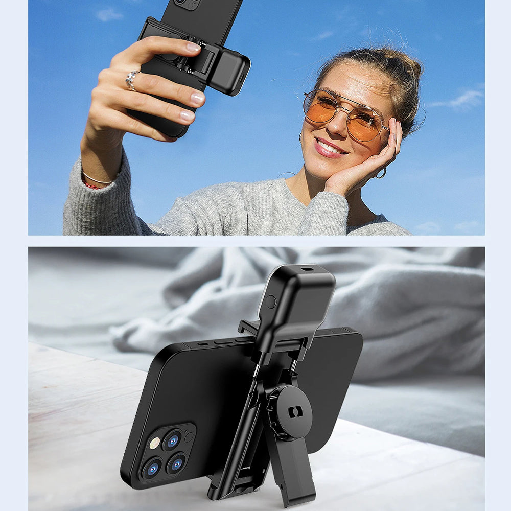 Selfie Stick Bluetooth Techsuit C01s, Universal, Black