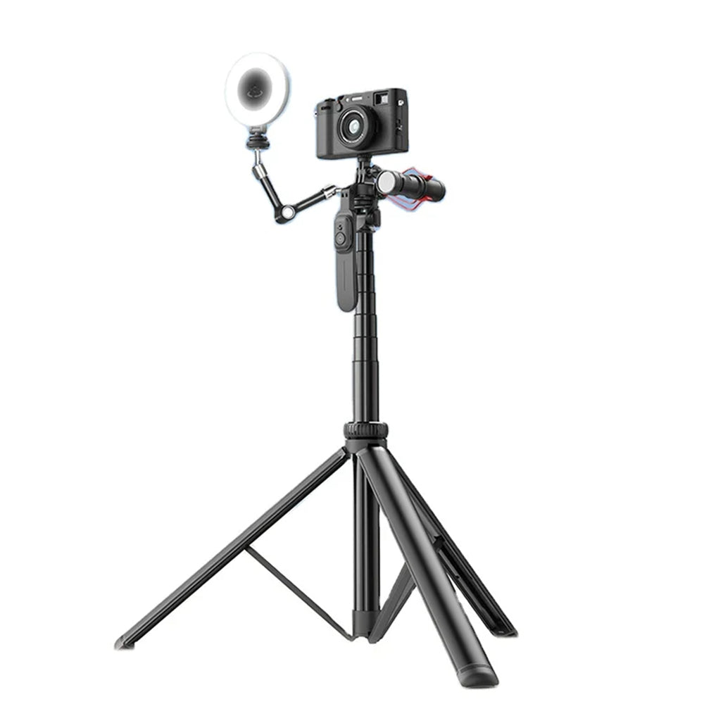 Selfie Stick Bluetooth Techsuit C05, Univerzální, Černý