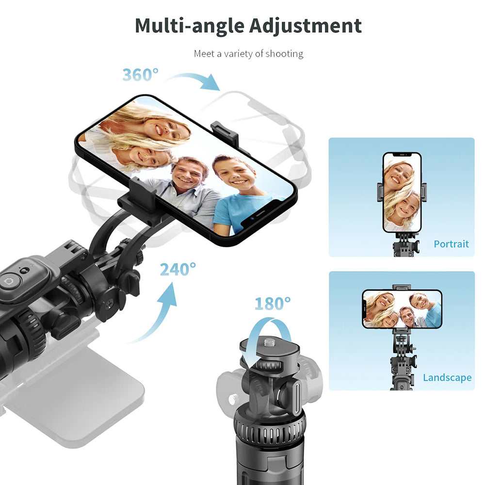 Selfie Stick Bluetooth Techsuit C05, Univerzální, Černý