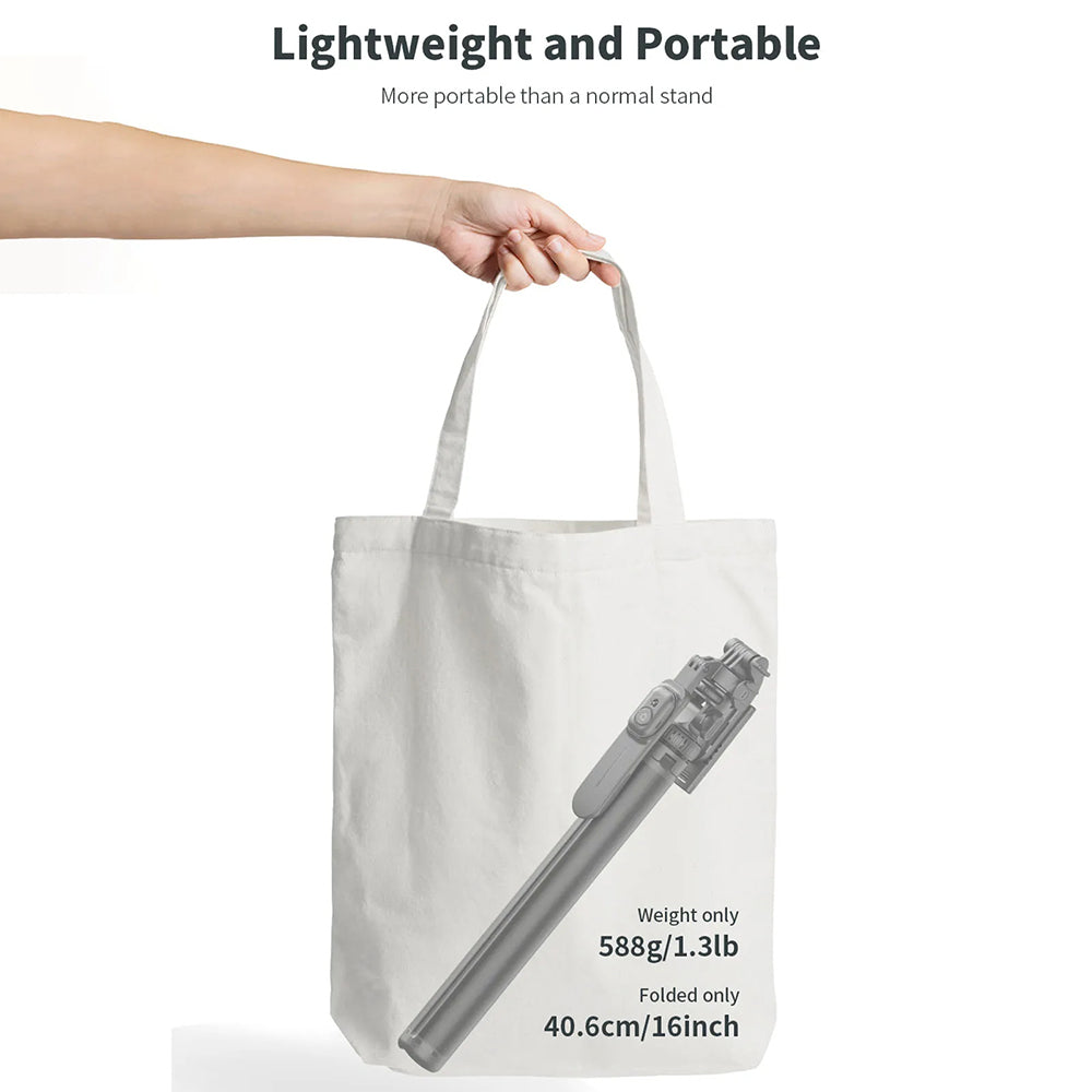 Selfie Stick Bluetooth Techsuit C05, Univerzální, Černý