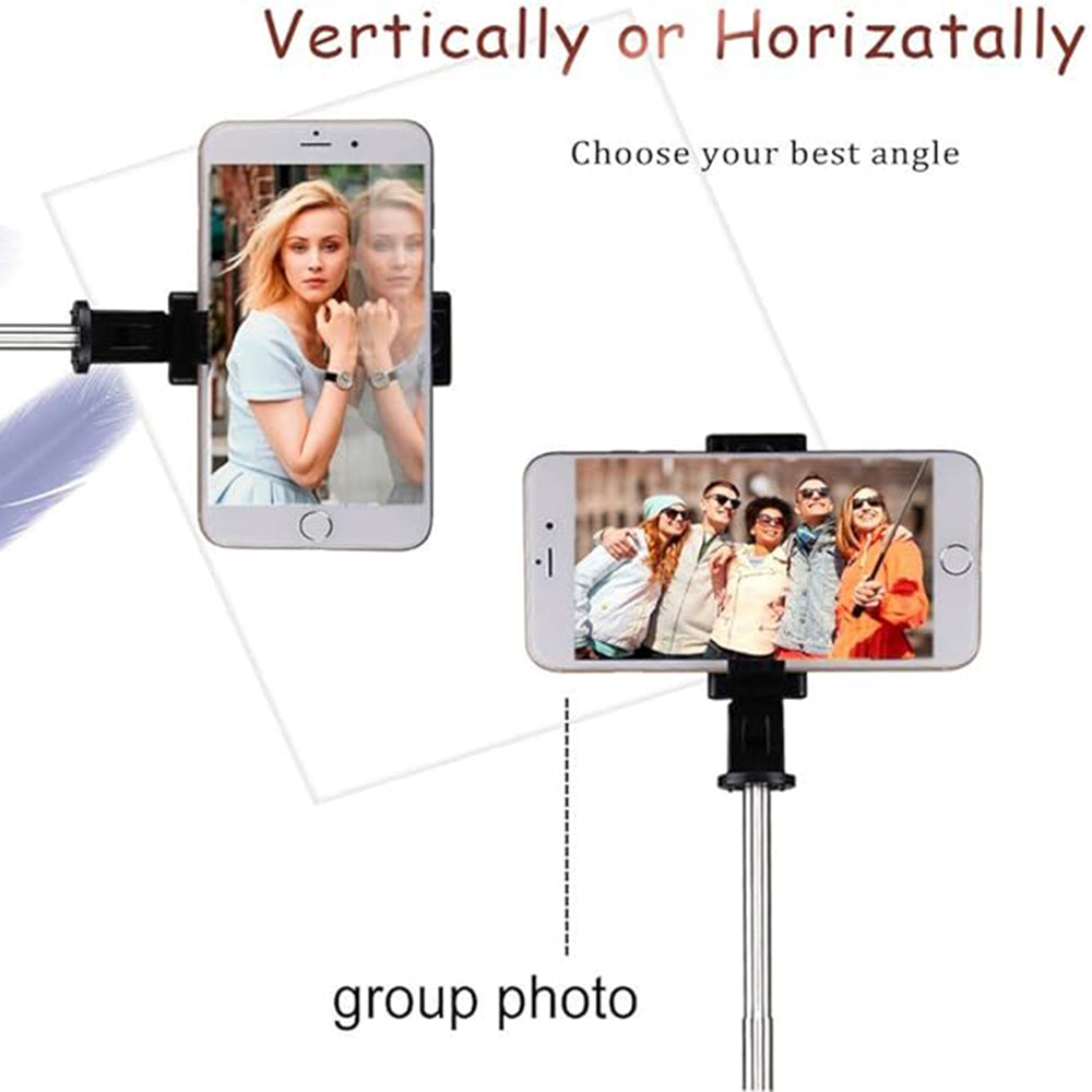 Selfie Stick Bluetooth Techsuit K07, Univerzální, Černý