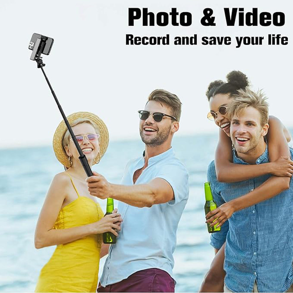 Selfie Stick Bluetooth Techsuit K22, Univerzální, Černý