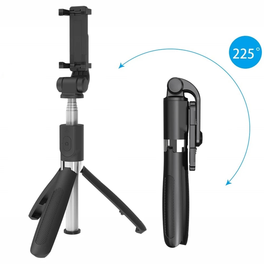 Selfie Stick Bluetooth Techsuit L01, Univerzální, Černý